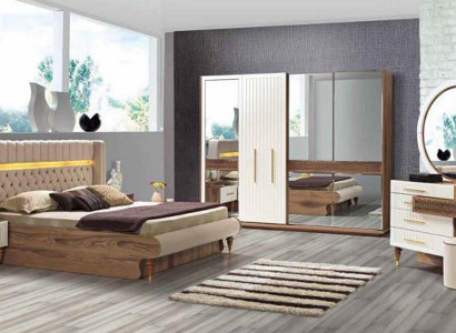 Stilvolles modernes Schlafzimmermöbel-Set im luxuriösen europäischen Design